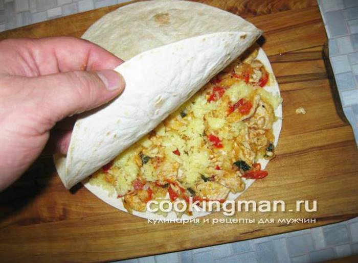 рецепт кесадільї з куркою