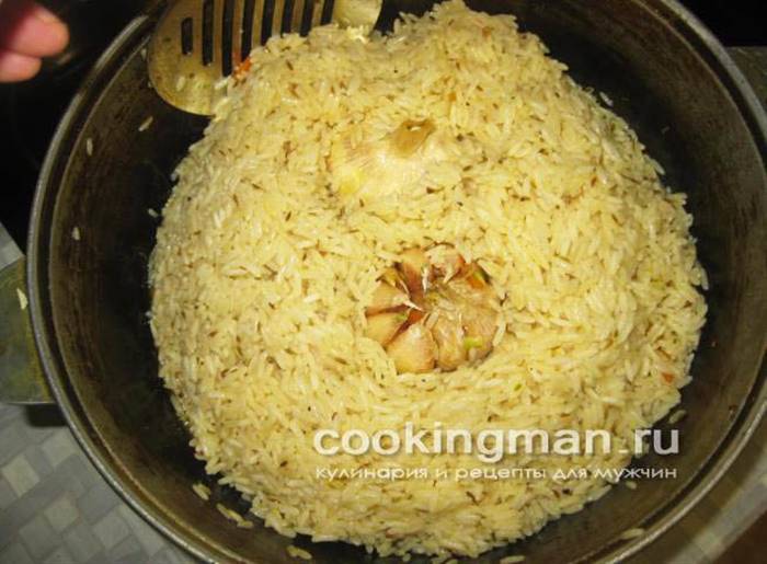 плов із куркою рецепт