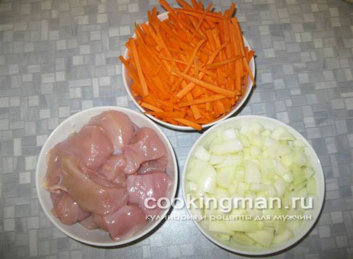 плов із куркою рецепт