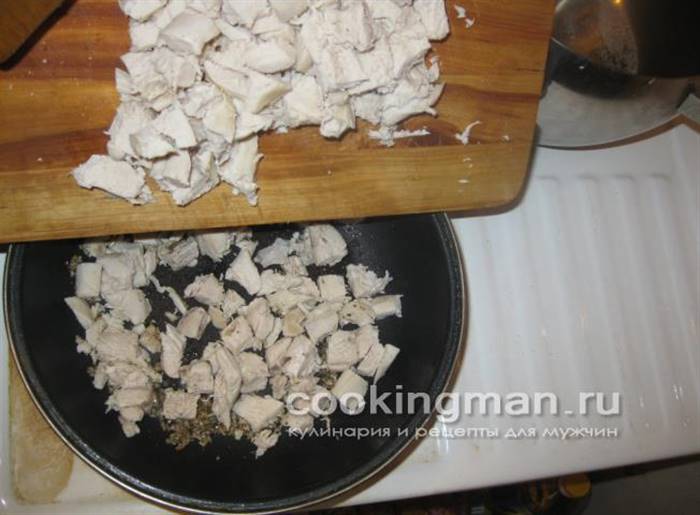 рецепт салату цезар із куркою