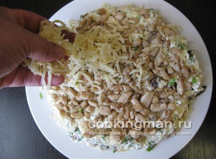 рецепт салату соняшник
