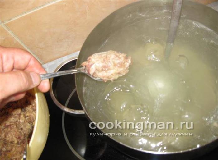 рецепт супу з фрикадельками